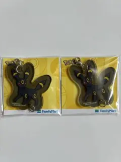 ポケモン アクリルキーホルダー ファミマ　コラボ　ブイズ　ブラッキー 2個セット
