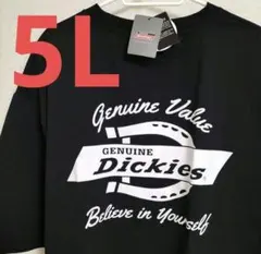 【新品】Dickies★ディッキーズ★吸汗速乾★半袖Tシャツ★5L★ブラック色★のサムネイル