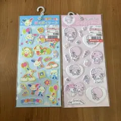 新品 正規品 2枚セット ピアノちゃん うさはな ぷくぷくシール シールのサムネイル