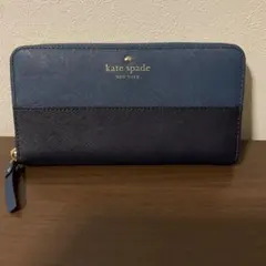⭐︎開店セール⭐︎使用２日 美品 ケイトスペード レザー バイカラー 長財布⑦のサムネイル