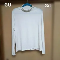 GU ソフトリブタートルネックT