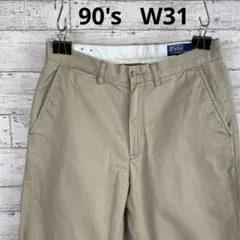 90's ラルフローレン チノパン　ベージュ　W31 PROSPECT PANT