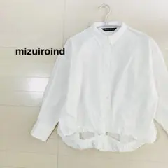 2026今期新品 mizuiro ind バルーンノーカラーシャツ 白 - メルカリ