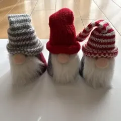 北欧風 人形 3体セット クリスマス インテリア