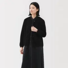 無印良品＊素材に還るフリースカーディガン XL