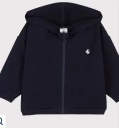 【PETIT BATEAU】フード付きジップアップパーカー※18m/81cm