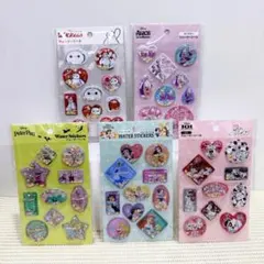 ウォーターシール5種 プリンセス ティンカー 101 オイスター ベイマックス