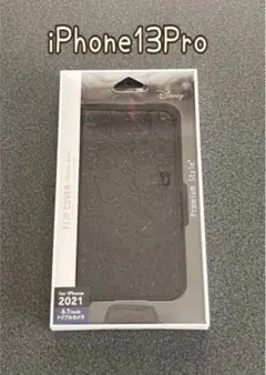iPhone 13 Pro用 フリップカバー ミッキーマウス