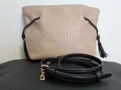 COACHアンディクロスショルダーベージュ