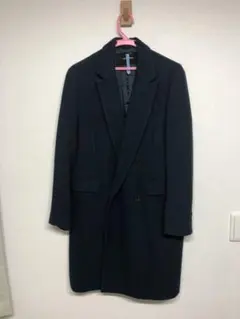 【値下げ】メルトンダブルチェスターコート　ナノユニバース