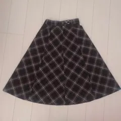 anysis チェック柄スカート size1