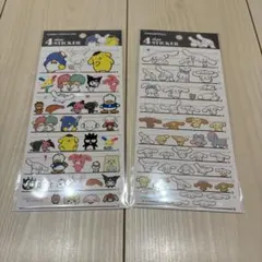 4サイズステッカー　サンリオ　シナモロール