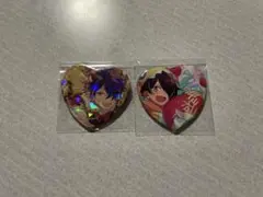 あんスタ 仙石忍 ハート缶バッジ 2点セット