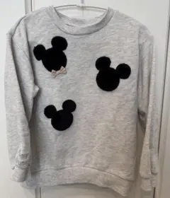 petit main ミッキーパッチ トレーナー 130