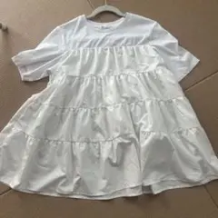 CRAFT STANDARD BOUTIQUE ティアード 半袖トップス ホワイのサムネイル