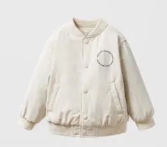 ZARA ザラ　ボンバージャケット　98cm エクリュ