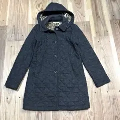 トラディショナルウェザーウエア 2way レオパード キルティングコート 34