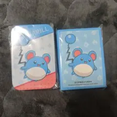 マリル　デッキシールド&ダメカンケース　セット　海外限定　ポケモンカー