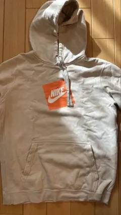 Nike フード付きパーカー M ベージュ