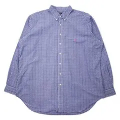 RALPH LAUREN ボタンダウンシャツ 2XLT TALL ブルー