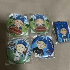 ファイターズ 缶バッジ