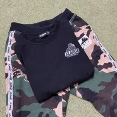 XLARGE 長袖カットソー 迷彩パンツ セット