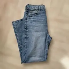 ［GU］ハイウエストジーンズ　Lサイズ