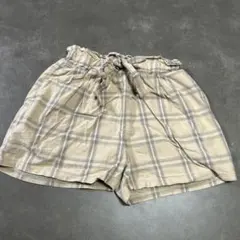 tête à tête チェックパンツ キュロット 100cm