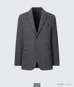 ユニクロ　セットアップコンフォート2Bジャケットグレンチェック・袖丈着丈短め