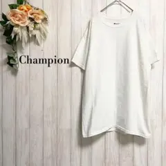 【Champion チャンピオン】ロゴ刺繍 クルーネック Tシャツ/定番人気