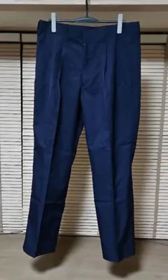 メンズ スラックス パンツ W95/L78 ネイビー