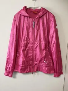 ゆ*と様 【美品】PUMA ピンク ウィンドブレーカー UK 10
