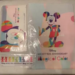 ディズニー90th クリアファイル等3点セット