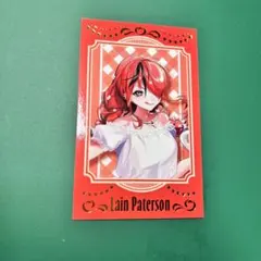 にじさんじ エデン組 3rd チェキ風カード レイン・パターソン