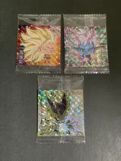 ドラゴンボール ウエハース シール 3枚セット
