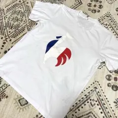 【美品】Le coq sportif GOLF トリコカラー ロゴプリントシャツのサムネイル