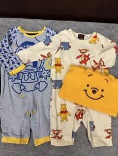 ベビードールプーさんロンパース・腹巻き＆西松屋ドナルドロンパース