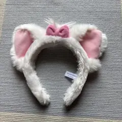 猫耳カチューシャ ホワイト・ピンク