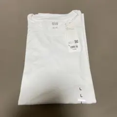 【新品未使用】ユニクロ U ドライEXクルーネックTシャツ Lサイズ　ホワイト