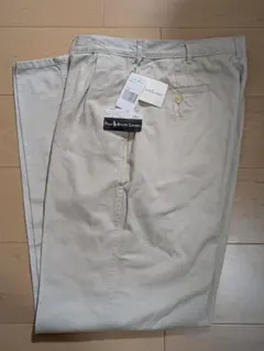 90s ポロ　ラルフローレン　ワイド　クラシック　ツータック　チノ　usa製