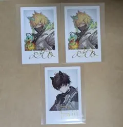 にじさんじ 宇佐美リト 佐伯イッテツ デビューチェキ