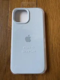 iPhone 15 シリコンケース ライトブルー