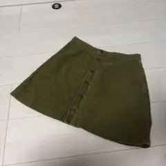 コーデュロイミニスカート