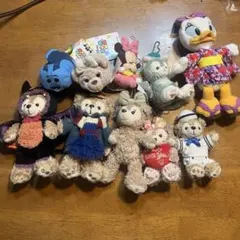 ディズニー　キーホルダー　ダッフィー　シェリーメイ　デイジー