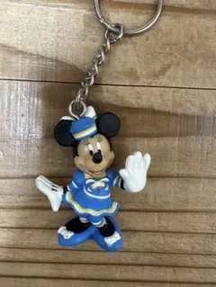 レア　レトロ　ディズニーリゾートライン　ミニー　制服　マスコット　キーホルダー
