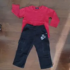 コムサイズム ロンT 長袖　長ズボン　パンツ　セット