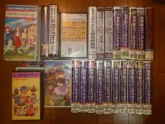新世紀エヴァンゲリオン、ふしぎの海のナディアなどVHS30本以上セット