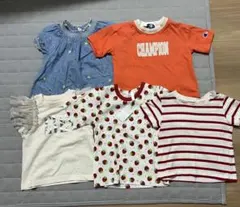 女の子　保育園着　90 半袖　tシャツ　ベビー　トップス　春夏服