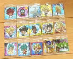 ドラゴンボール 超戦士シールウエハース 超絶感謝の十周年　15枚まとめ売り