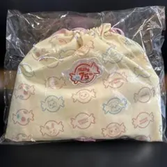 不二家ミルキー75周年ペコちゃん巾着